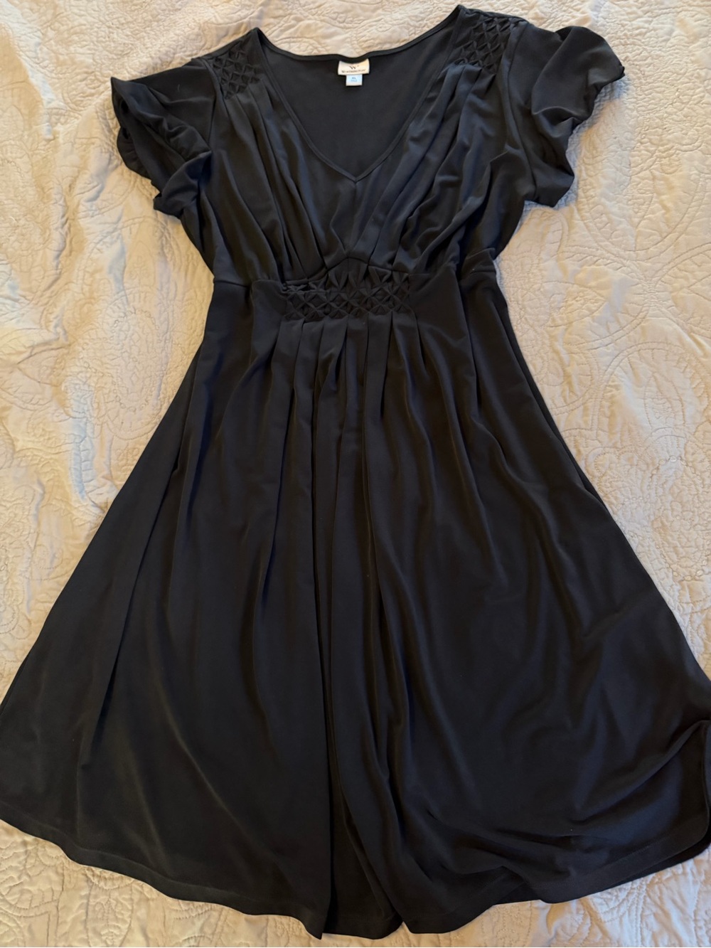 Worthington Black V-Neck Dress